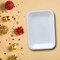 15 Count Disposable Foam Trays 8.5" x 6" Lightweight Serving Trays for Food, Meat, or Produce